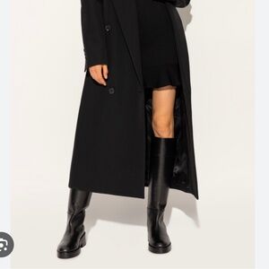 Casadei Andrea Low Heels Boots In Black Leather